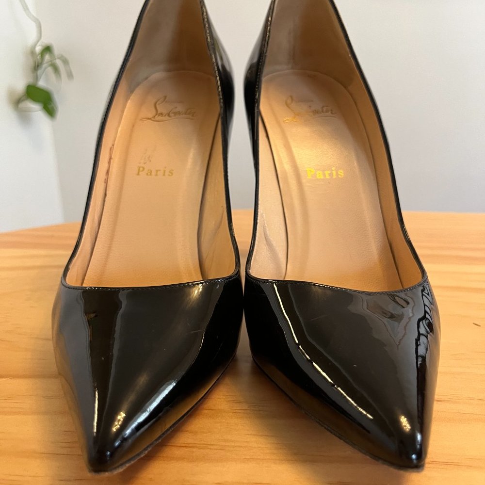 Christian Louboutin  Pigalle 100 mm Pumps - Patent calf leather - Black - Picture 4 of 6